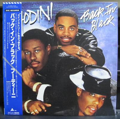 LP Record WHODINI  Back In Black ALI28012PROMO JIVE 1986 Japan Rap  HipHopRB Used