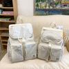 Women's Trendy Japanese Style Multi-Pocket College Backpack - Large Capacity Casual Fashion