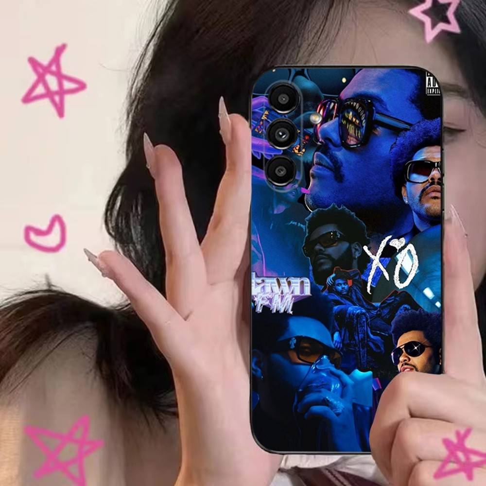 The W-Weeknd Phone Case For Samsung S24,S21,S22,S23,S30,Ultra,S20,Plus,Fe,Lite,Note,10,9,5G Black Soft Cover