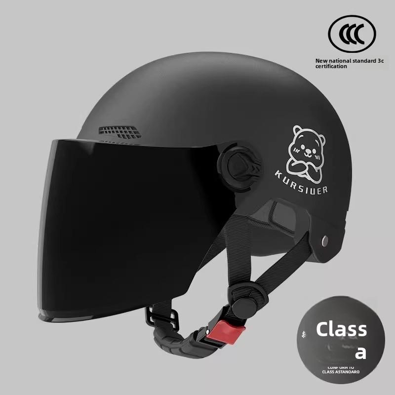 Electric Vehicle Helmet Men and Women Large Summer Breathable Four Seasons Universal Safety Helmet Half Helmet