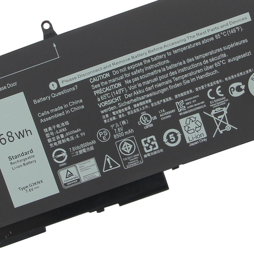 Batteria al Litio Ricaricabile Per DELL Latitude 5280 5290 5480 5490 5580 5590 3520 3530 M3520 M3530 P27S GJKNX Batteria per Laptop 8500mAh