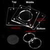 Acrylic Coin Display Frame 16/20/25/27/30/35/40/46mm Commemorative Coin Case Challenge Silver Dollar Coin Holder Storage Box
