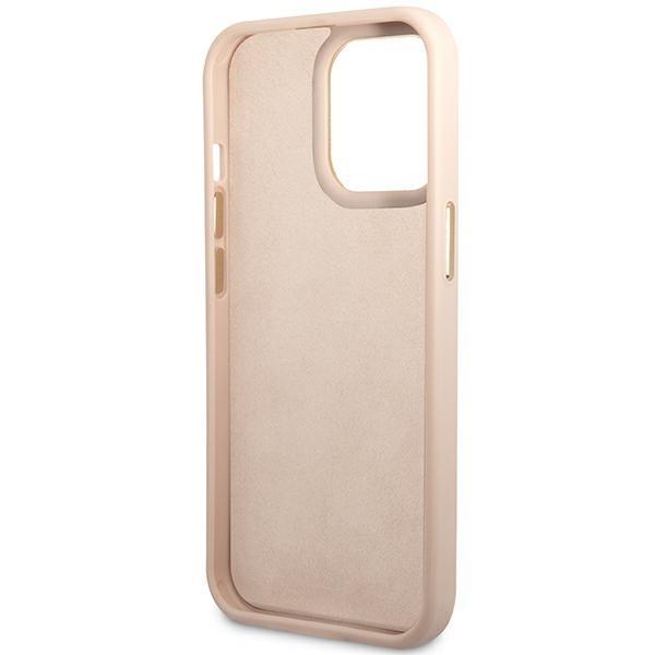 Guess Guhcp14Lhg4Shp Iphone 14 Pro6,1 Różowy/Pink Hard Case 4G Vintage Gold Logo