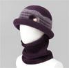 Hat women's winter new mother-in-law hat fleece warm wool hat