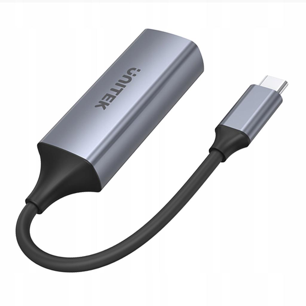 Kabel Adapter Unitek U1312A USB-C 3.1 Gen 1 - RJ45 1000 Mbps