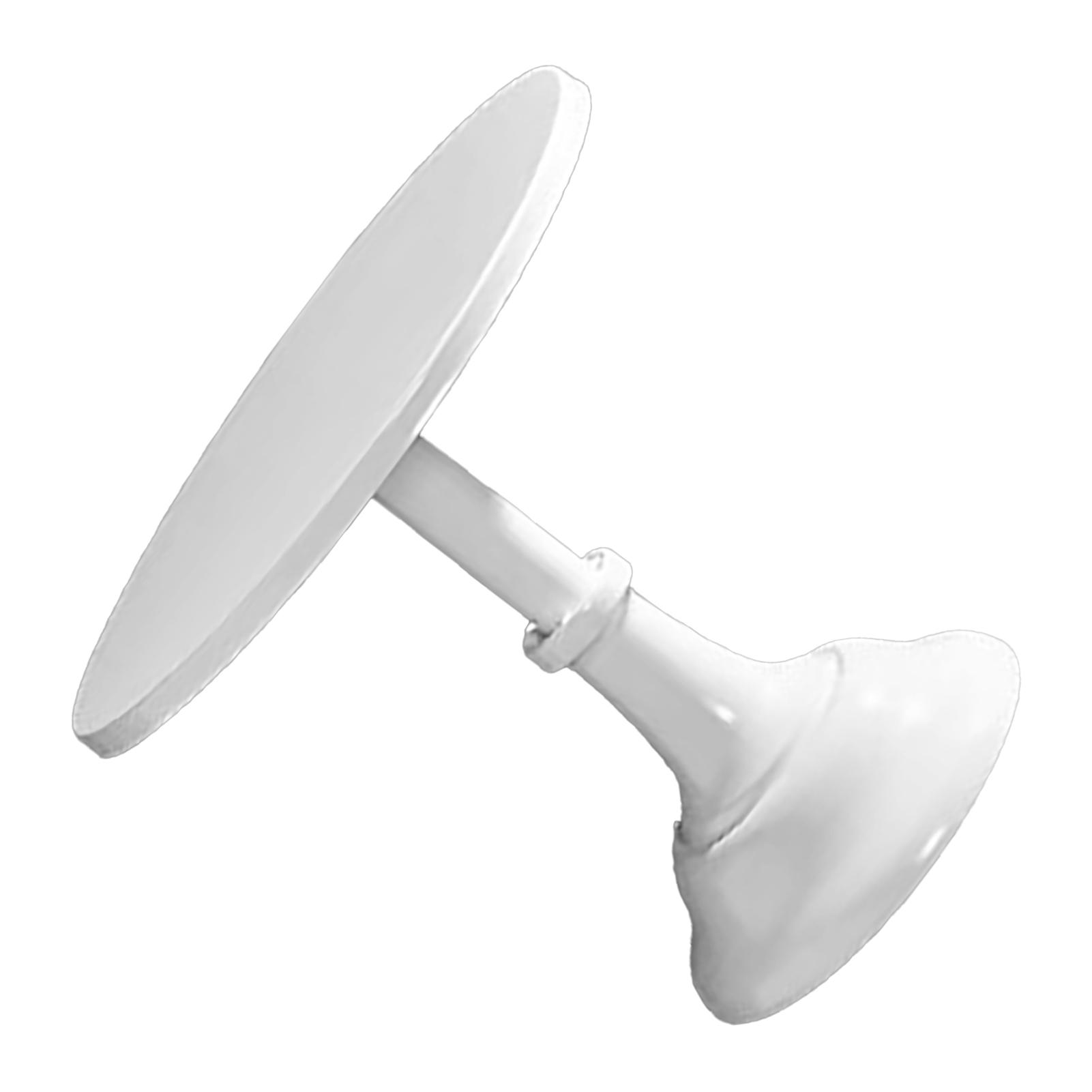 

Metal Cake Stand European Style Anti Slip Round Cake Stand for Weddings Parties Anniversaries Medium White M White