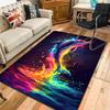 Colorful Dolphin Rug Floor Mat for Living Room or Bedroom Soft and Comfortable Carpet a Gift for Birthday and Holiday.MFF0918539