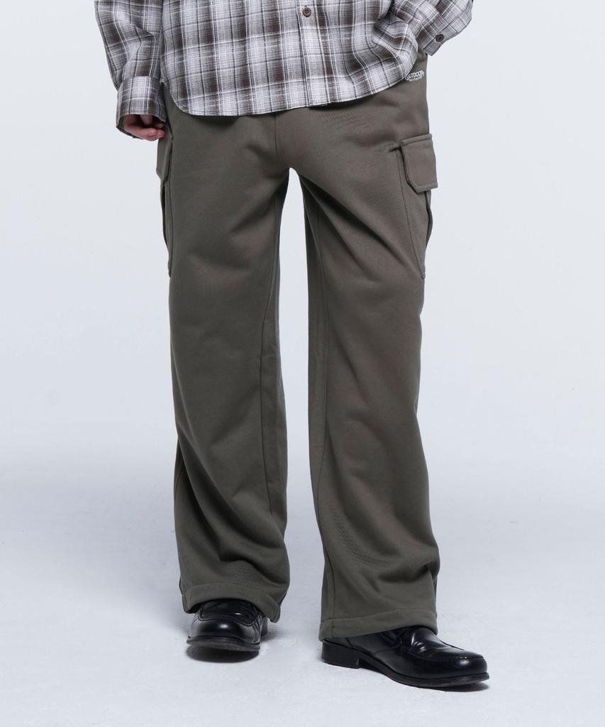 OUTDOOR PRODUCTS Basic Cargo Sweat Pants (Khaki)