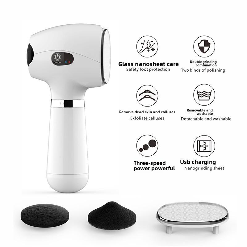 Electric Foot File With Dual Grinding Modes For Callus Removal And Pedicure Care