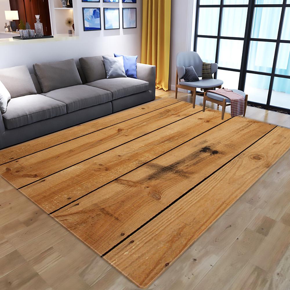 Hot Sale, Wood Grain Bedroom Floor Mat, Waterproof And Non-Slip Mat, Door, Kitchen, Living Room Carpet Floor Mat