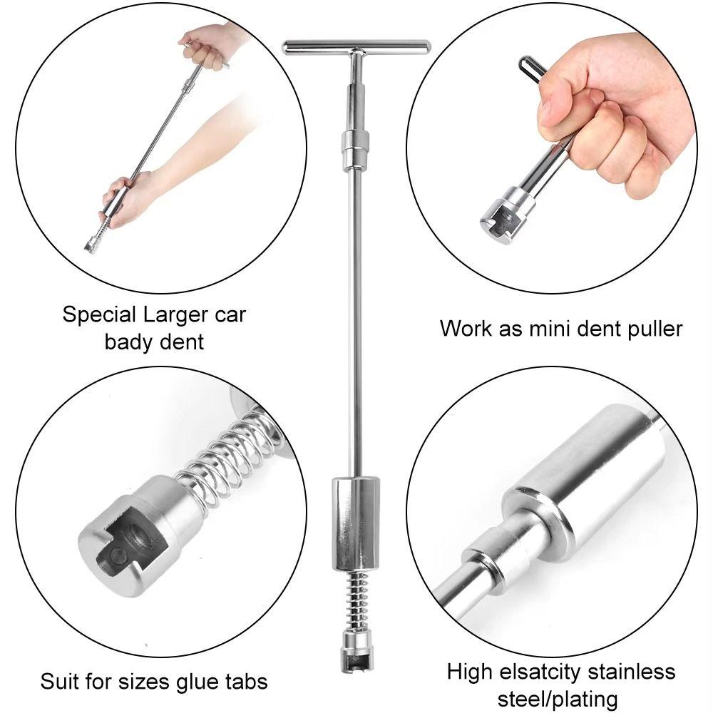 DIY Repair Dent Puller T Rod Car Dent Remover Professional Car Dent Repair Kit Auto Body Repair