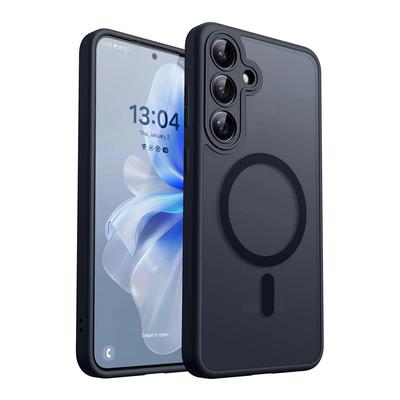 Piele sensibilă Aspirație magnetică Potrivit pentru husă telefon mobil Samsung S25 Ultra A55 5G Premium S23 Mat S24FE Husă de protecție