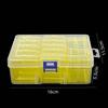 14/20grids PP Storage Box Mini Transparent Plastic Case Container Square Rectangle Packaging Box For Jewellry Beads Small Items