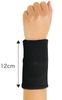 HATAS (Hata Sports Equipment Industry) Wristband Knit Pile 12cm Black