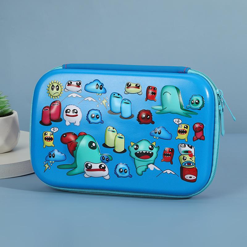 Cartoon Astronaut Large Capacity Pencil Case - Multi-purpose EVA Pencil Box for Kids