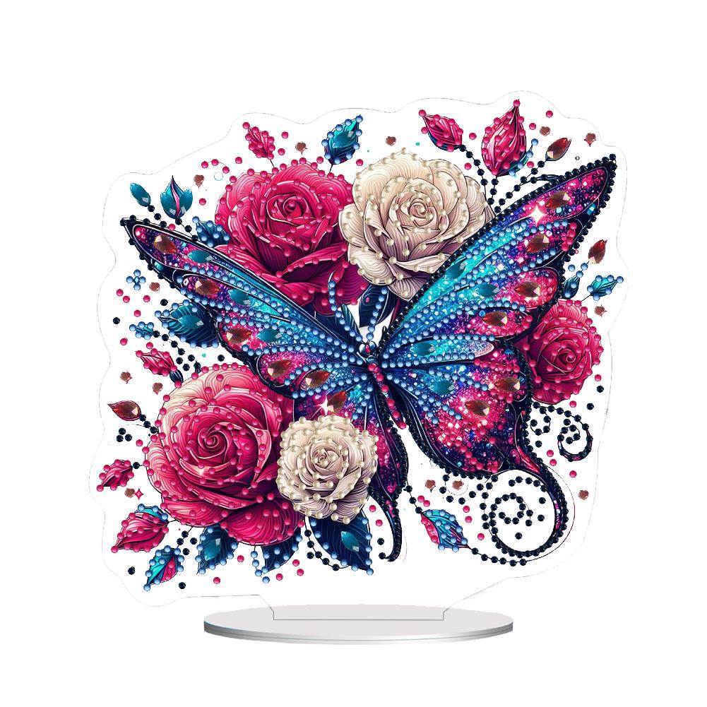 2D Flat Halloween DIY Diamond Painting Desktop Ornaments Kit Diamond Painting Desktop Decorations for Home Office Desktop Decor