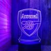 Arsenal Led 3d Night Light Illusion Lamp 16 Colour Change Decor Lamp Gifts Xmas