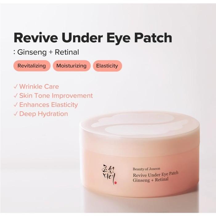[NEU] Beauty of Joseon Revive Augenmasken-Pflaster, 60 Stück (30 Paare)