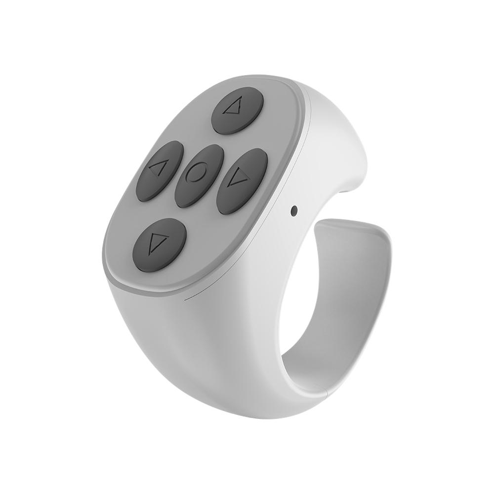 For TikTok Ring Bluetooth Remote Control Fingertip Selfie Video Controller Automatic Page Turner Browsing Controller