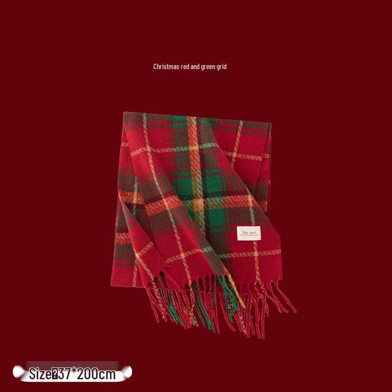

WA Plaid Christmas Autumn/Winter Scarf