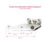 BDP23 Right Rear Sliding Door Lower Bottom Roller Guide Hinge 701843406B for VW Transporter T4 Caravelle 1990-2003 EU PASSENGER