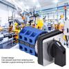 Rotary Changeover Switch 690V 25A 1-0-2 3Position Three Phase Switch Panel Tool