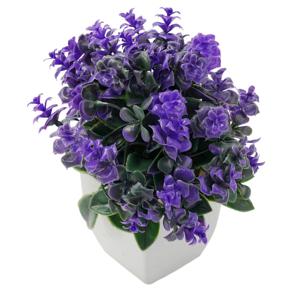 Fake Potted Plant Artificial Bonsai Home Bedroom Floral Decor Lively Plastic 15*16cm 19 Mesh Beautiful Courtyards Families