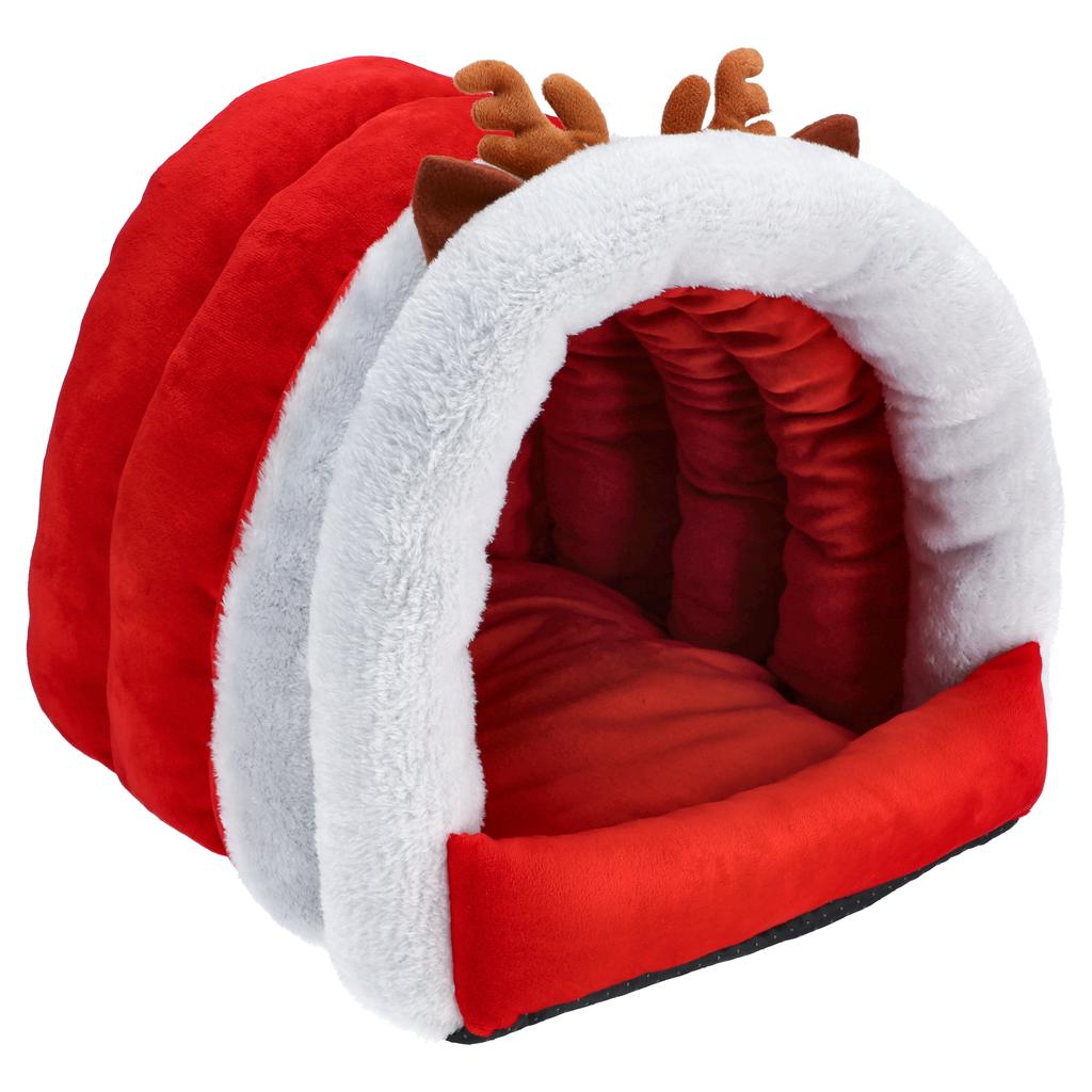 Christmas Nest For Animals Cat Dog Soft Cushion Santa Claus 40X40