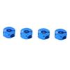 4Pcs 12mm Wheel Hex Drive Hub Adapter Combiner Coupler with Pins Screws RC Car Replacement Parts for 1 10 RC Car