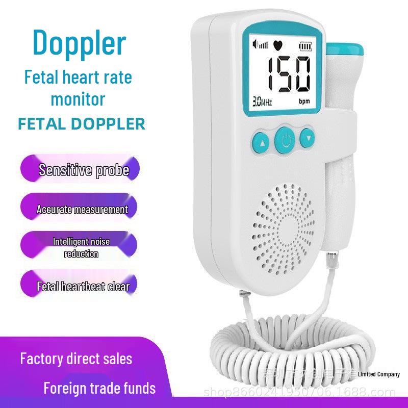 Portable Fetal Doppler Heart Monitor for Pregnant Women