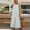 2024 European and American Spring/Summer Women's Sleeveless Bodycon Printed Dress