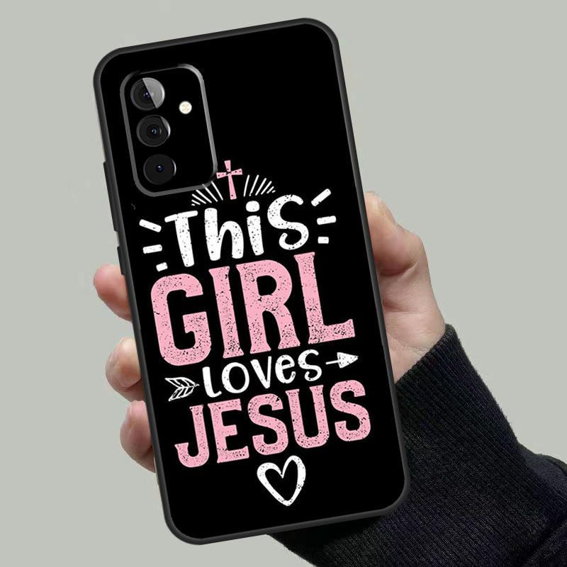 Faith Christian Jesus Case For Samsung Galaxy A54 A34 A14 A36 A56 A06 A13 A53 A32 A12 A22 A52 A35 A17 A16 A55 A15