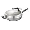 ASD 32cm Non-Coated 304 Stainless Steel Wok