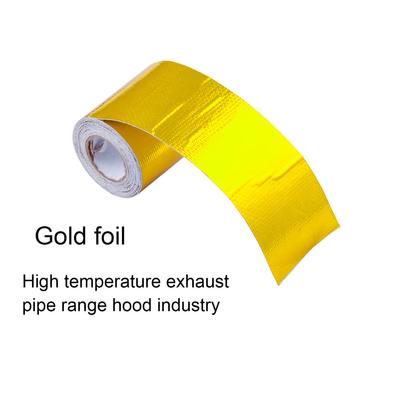 Automotive Exhaust Pipe Decorative Aluminum Foil Thermal Insulation Tape 1 roll