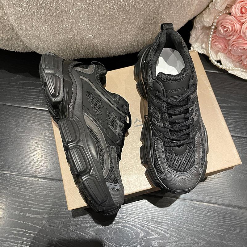 

МОДНАЯ ОБУВЬ, мужские дышащие спортивные кроссовки, спортивные кроссовки для бега, уличные женские теннисные кроссовки для тренажерного зала 40 чёрный