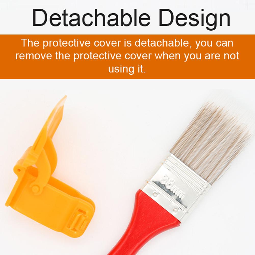 1 Set Profesional Edger Paint Brush Home Household Decoration Interior Wall Roof Detail Paint Brush Multifunctional Household Cleaning Brush