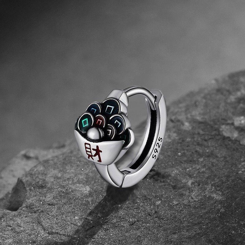 Earrings Men's Trend Earrings High-end Niche Design Personality Simple Men's and Women's Earrings