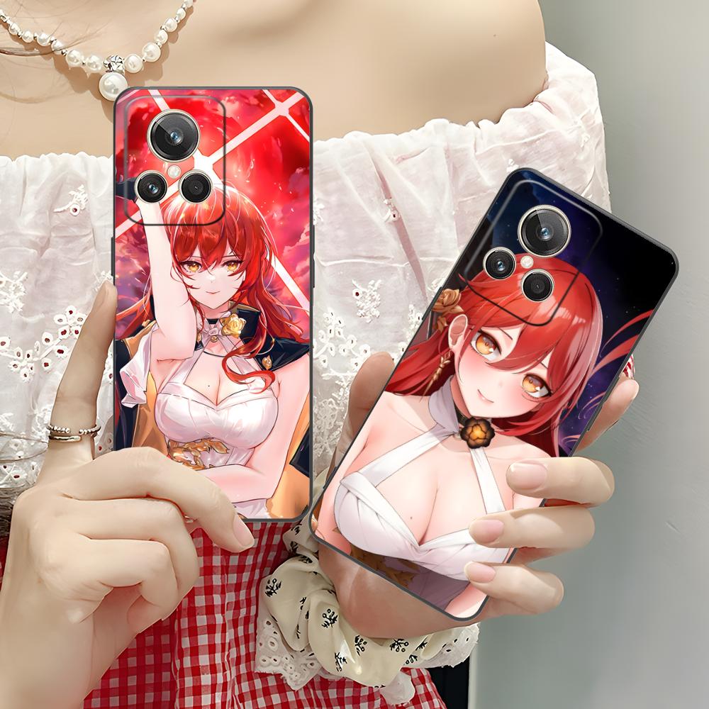 HSR Himeko Matte TPU Mobile Phone Case for Realme GT 8 Neo Pro C75 73 71 C67 65 C55 53 C35 31 C20 15 Colorful Cover