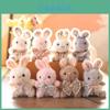 Plush Bunny Keychain With Soft Short Pile Plush For Kids And Adults