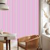 Powder Pink, White and Purple Striped Wallpaper for Living Room and Bedroom 50x1000