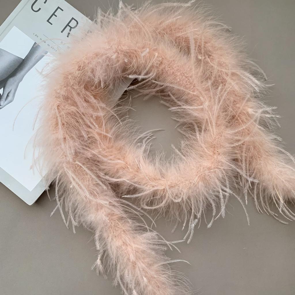 Colored Feather Strips, Ostrich Hair, Top Strips, Dance Costumes DIY Decorative Materials, Clothing Accessories