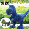 MIMIA Dinosaur Plush Kids Birthday Fluffy Body Pillow Toy, 40cm, Gift, T-Rex, Gift, T-Rex (Green)
