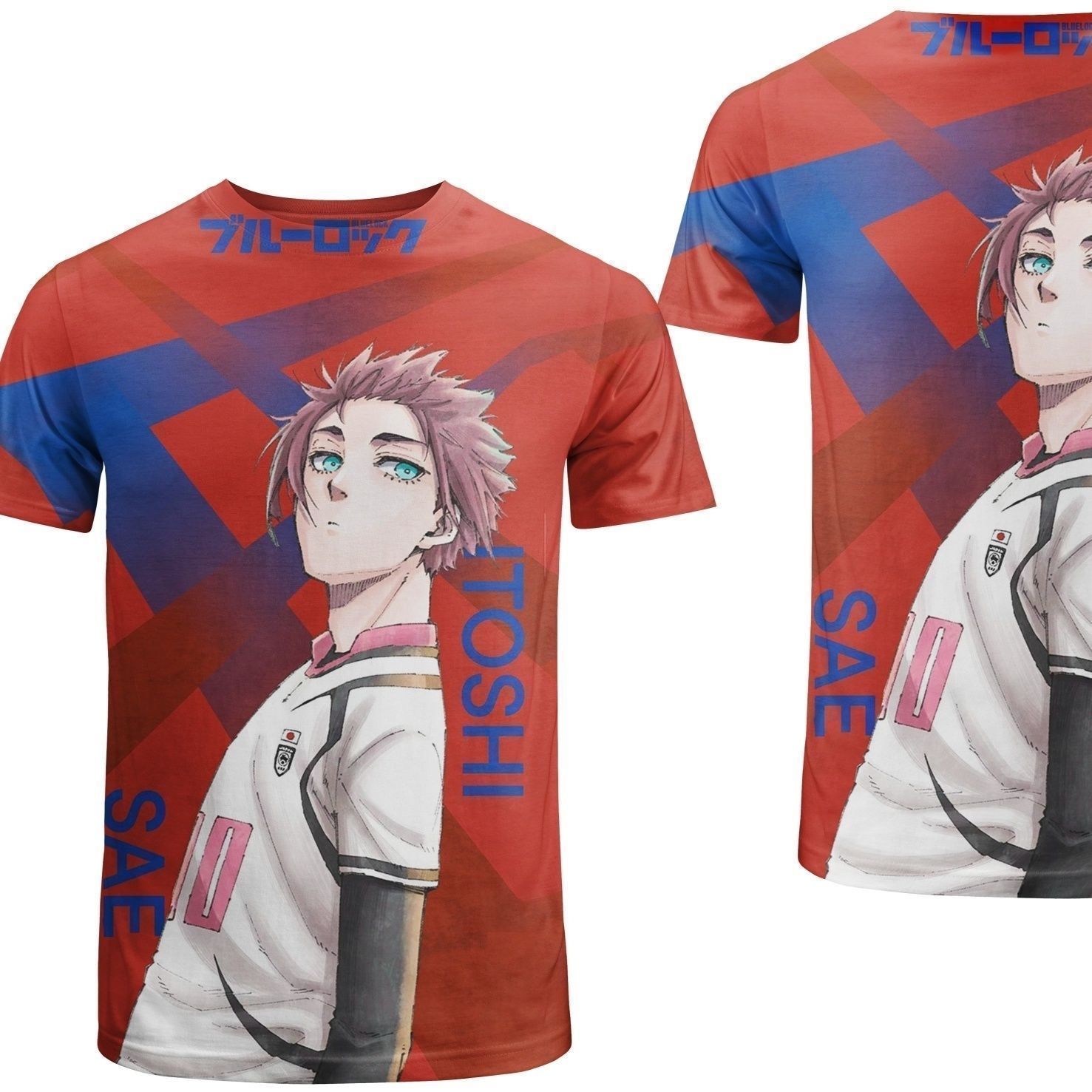 

Японское Аниме Летняя Трендовая Крутая Модная Студенческая Футболка с Коротким Рукавом Быстросохнущая с 3D Принтом Синяя Тюрьма BLUE LOCK Мотоцикл 160