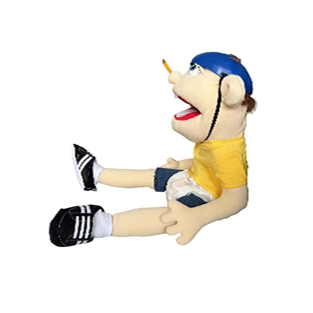 60cm Jeffy Hand Puppet Plush Children Soft Doll Talk Show Party Props Christmas Doll Plush Toys Puppet Kids Gift