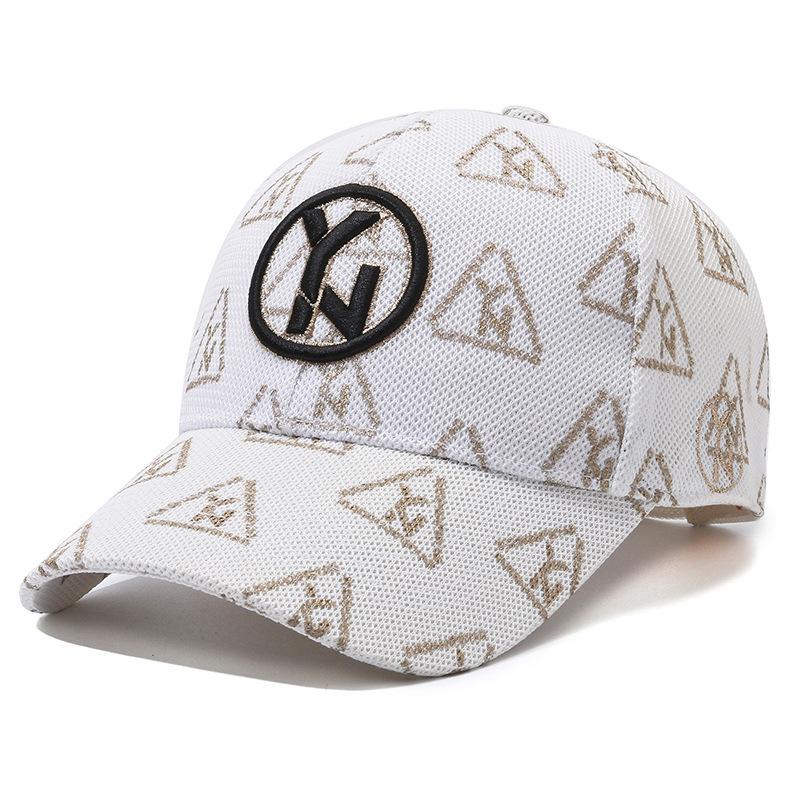 

Fashion Versatile Niche Design Trendy Hat Men s and Women s Four Seasons Hat Baseball Cap білий