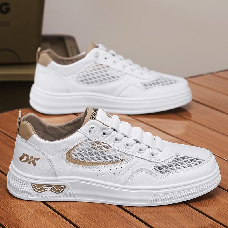 

New summer men s shoes big mesh shoes board shoes casual shoes little white shoes fashion platform versatile student tide shoes 39