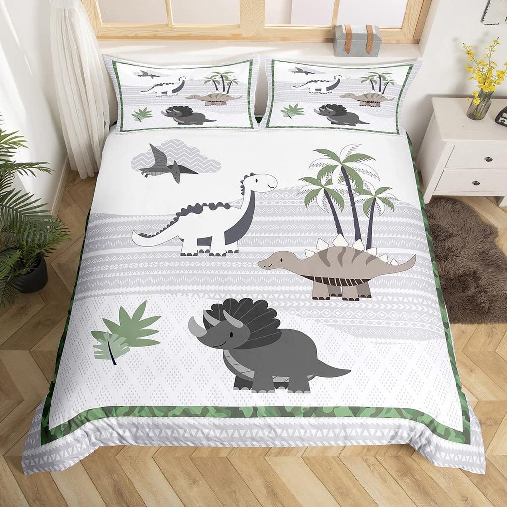 Erdbeerkuh Dreiteiliger Bettdeckenbezug 3D Digitaldruck Bettwäscheset Bettdecke