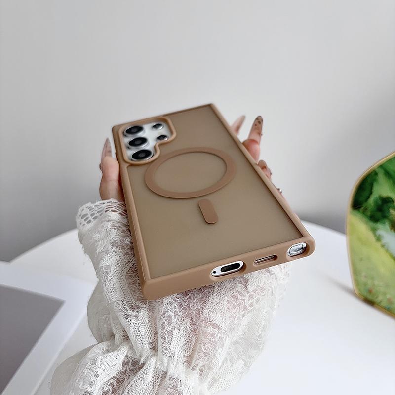 For Samsung Galaxy S26 Ultra S23 24 25 Plus FE A16 A17 A18 A27 A36 A55 A56 A57 Magnetic Wireless Charging Phone Protective Case