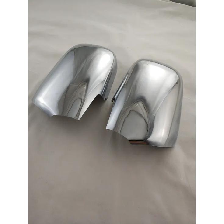 2PCS Car Chrome Plated Rearview Accessories Door Mirror Cover Trim Paste Style For Toyota Yaris Vitz 1996 1997 1998 1999 2000