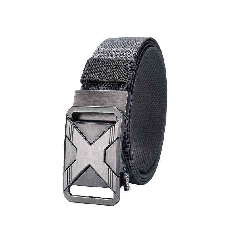 New Hot-Selling Belt Men'S Automatic Buckle Nylon Tactical Braided Belt Middle-Aged And Young Outdoor Belt Simple Wind Belt